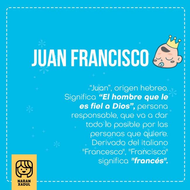 Significado del nombre Juan Francisco